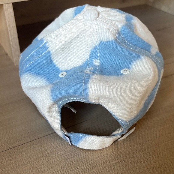 O'Neill Womens Sky Blue and White Tye Dye Hat - Picture 6 of 7